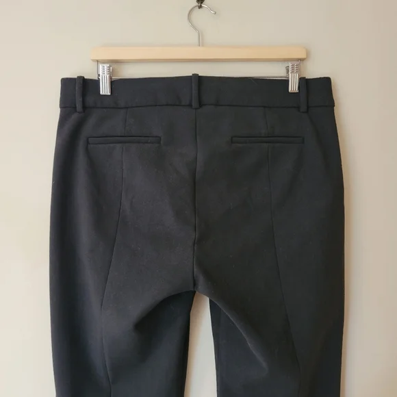 J Crew 365 Cameron High Rise Ankle Dress Pant Stretch Black Size 12 - Picture 6 of 10